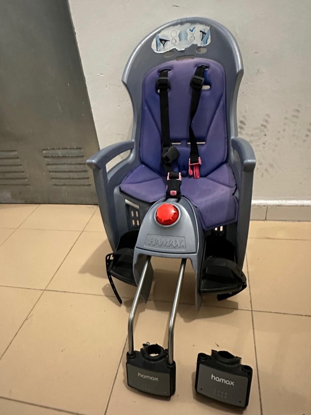 Silla bici Hamax + 2 soportes